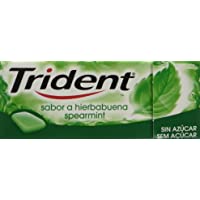 Los mejores  - Trident Chicle Fresh Hierbabuena Grageas - 24 Unidades